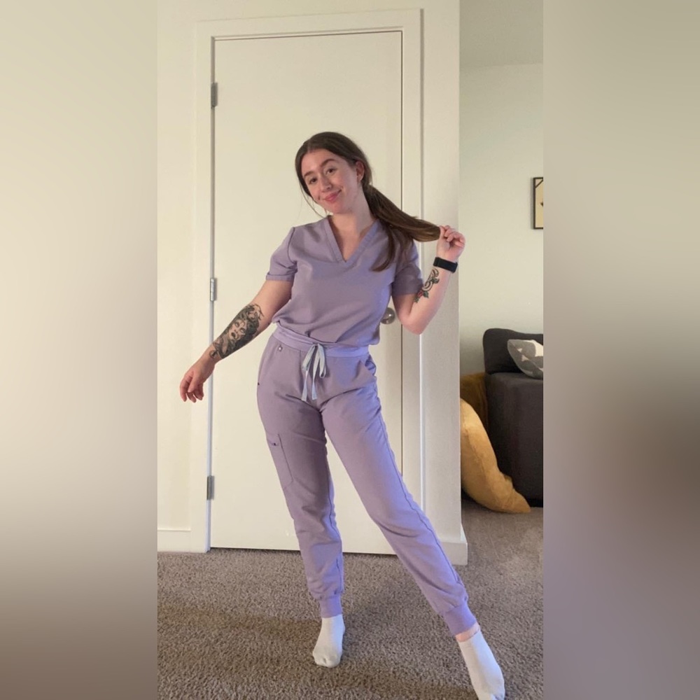 Lilac FIGS Scrubs Set